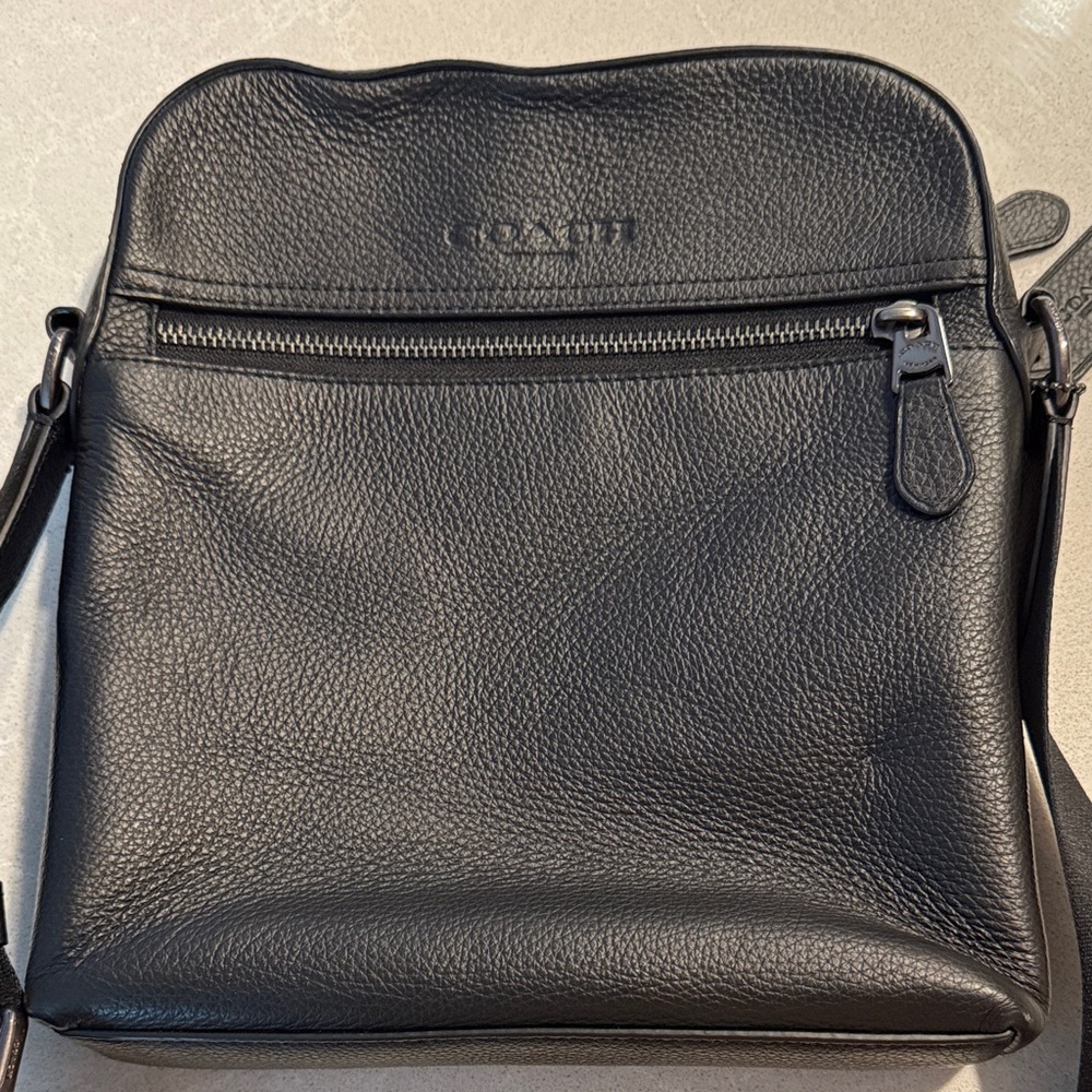 Coach Black Leather Bag - Picture 10 of 12